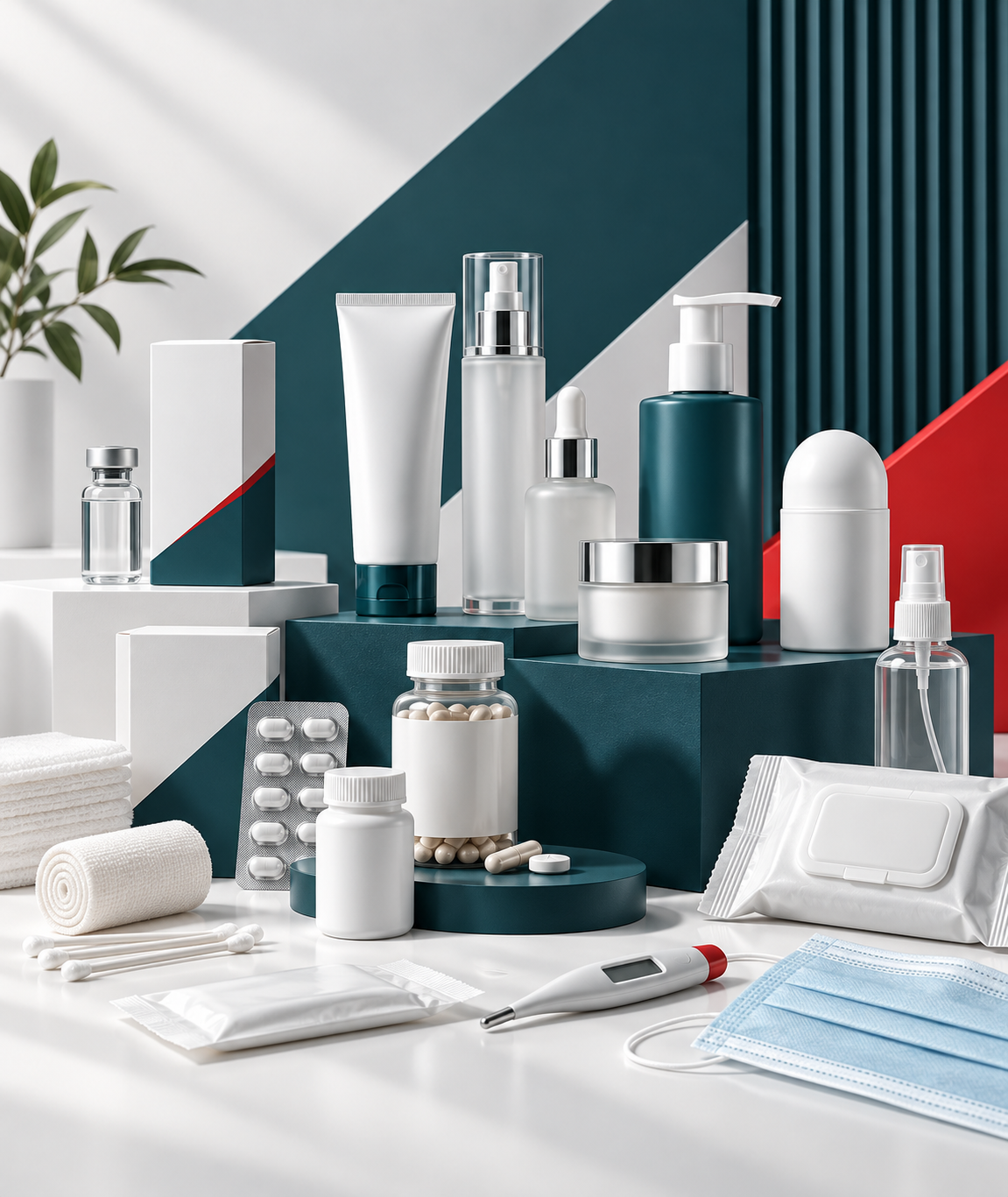 Healthcare, wellness, beauty and personal care product portfolio